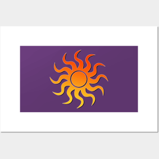 The sun t shirt design Posters and Art